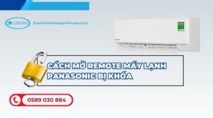remote máy lạnh panasonic bị khóa