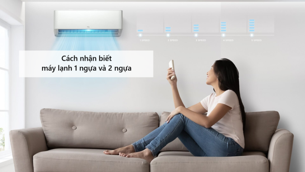 Cách nhận biết máy lạnh 1 ngựa và 2 ngựa