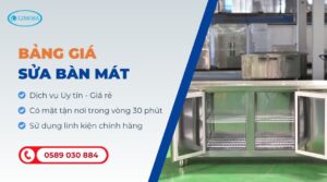 bảng giá sửa bàn mát