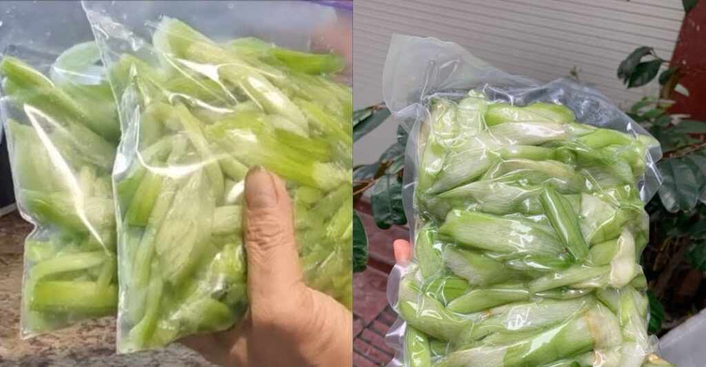 cách bảo quản dọc mùng trong tủ lạnh
