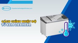 cách chỉnh nhiệt độ tủ kem liebherr
