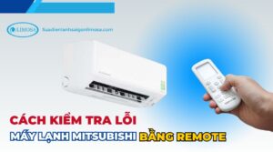 cách kiểm tra lỗi máy lạnh mitsubishi bằng remote