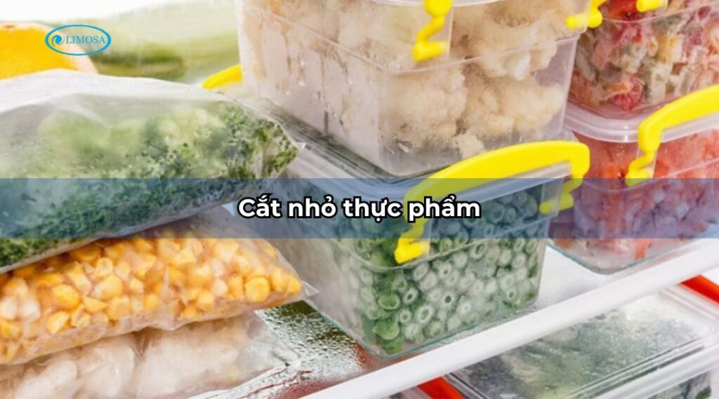 cắt nhỏ thực phẩm