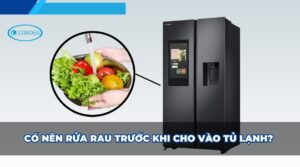 có nên rửa rau trước khi cho vào tủ lạnh