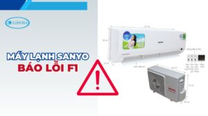 máy lạnh sanyo báo lỗi f1