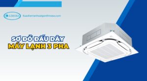 sơ đồ đấu dây máy lạnh 3 pha