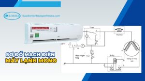 sơ đồ mạch điện máy lạnh mono