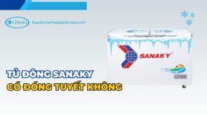 tủ đông sanaky có đóng tuyết không