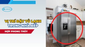 vị trí đặt tủ lạnh trong nhà bếp