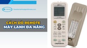 cách dò remote máy lạnh đa năng