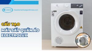 cấu tạo máy sấy quần áo electrolux