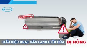 Dấu hiệu quạt dàn lạnh điều hòa bị hỏng