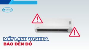 máy lạnh toshiba báo đèn đỏ