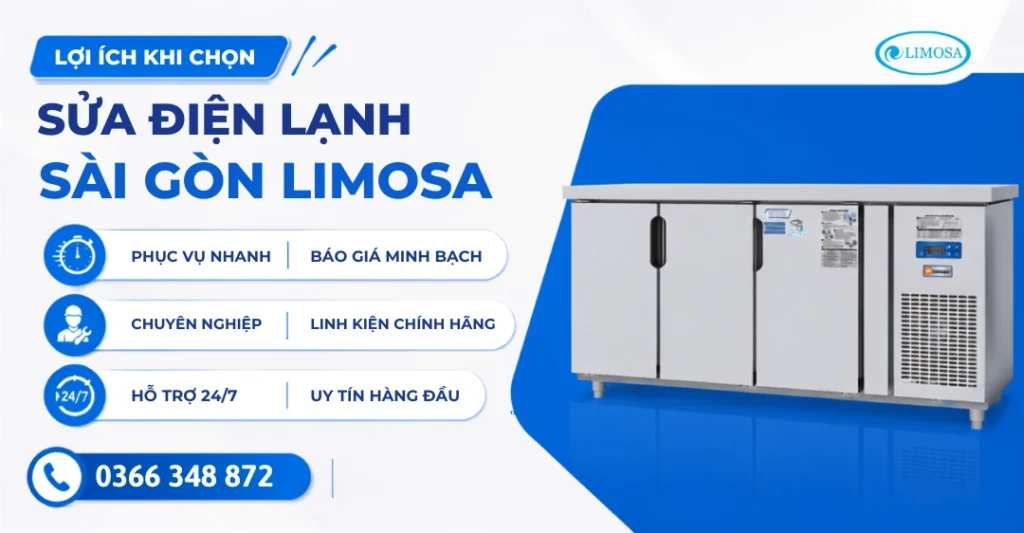 Lợi ích khi sửa bàn mát tại Sửa Điện Lạnh Sài Gòn Limosa