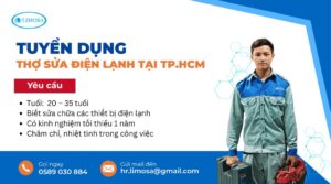 tuyển dụng thợ sửa điện lạnh