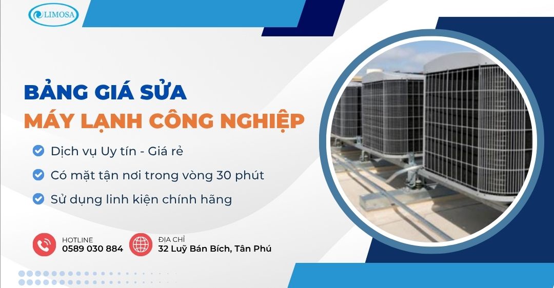 bảng giá sửa máy lạnh công nghiệp
