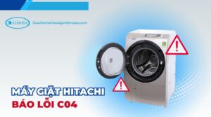 máy giặt hitachi báo lỗi c04