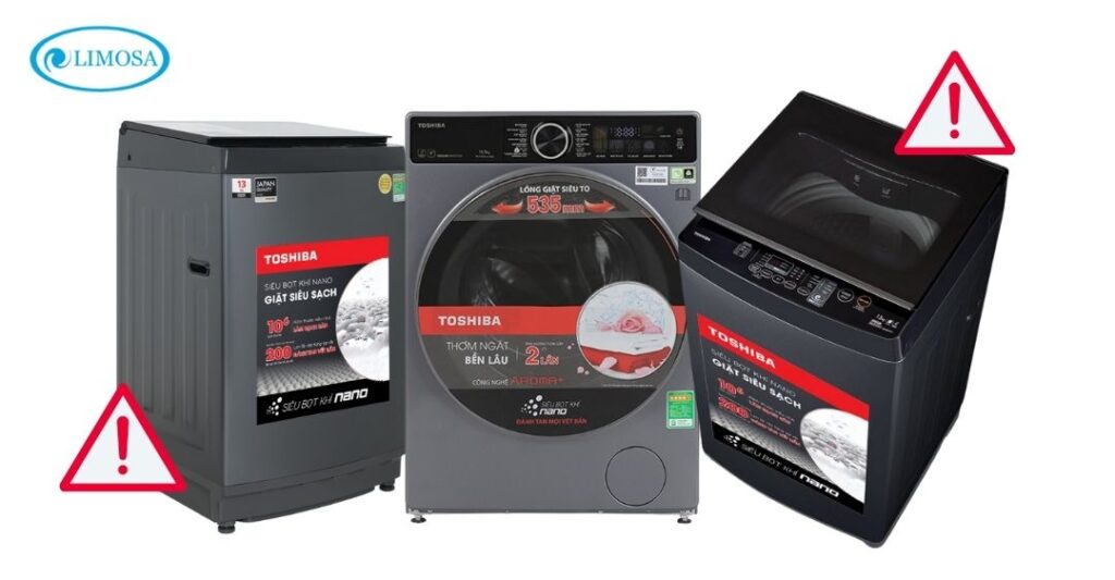 máy giặt toshiba báo lỗi