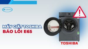 máy giặt toshiba báo lỗi e65