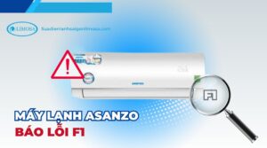 máy lạnh asanzo báo lỗi f1