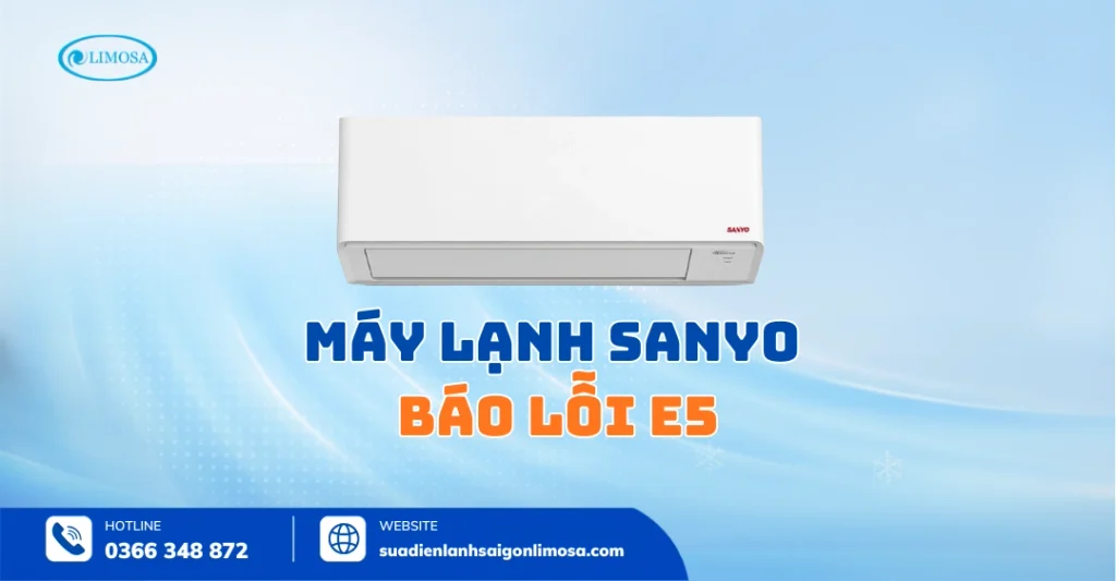 Máy Lạnh Sanyo Báo Lỗi E5 - Nguyên Nhân Do Dây Cáp Hay Bo Mạch?