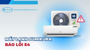 máy lạnh sumikura báo lỗi e4