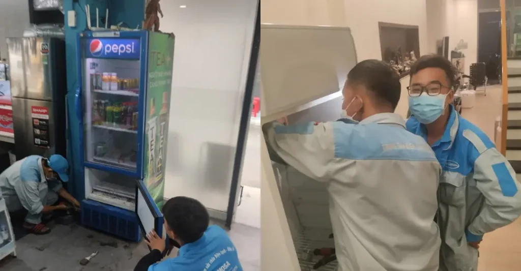quy trình sửa tủ mát