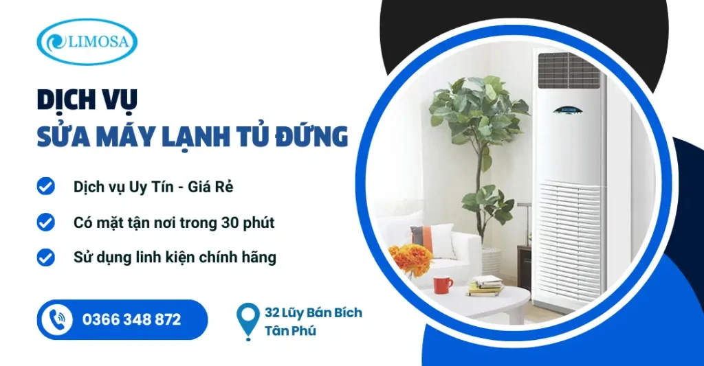 sửa máy lạnh tủ đứng