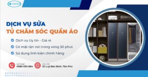 sửa tủ chăm sóc quần áo