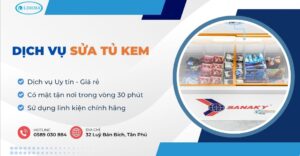 sửa tủ kem