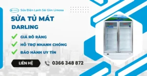 sửa tủ mát Darling