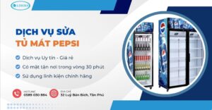 sửa tủ mát Pepsi
