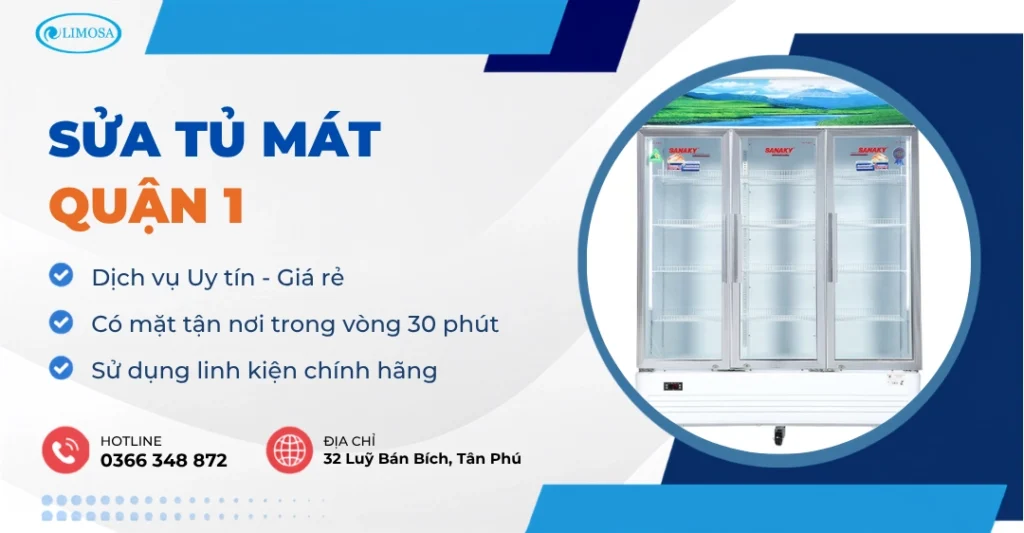 sửa tủ mát quận 1