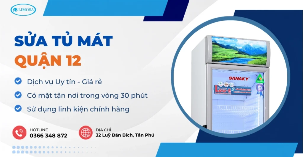 sửa tủ mát quận 12