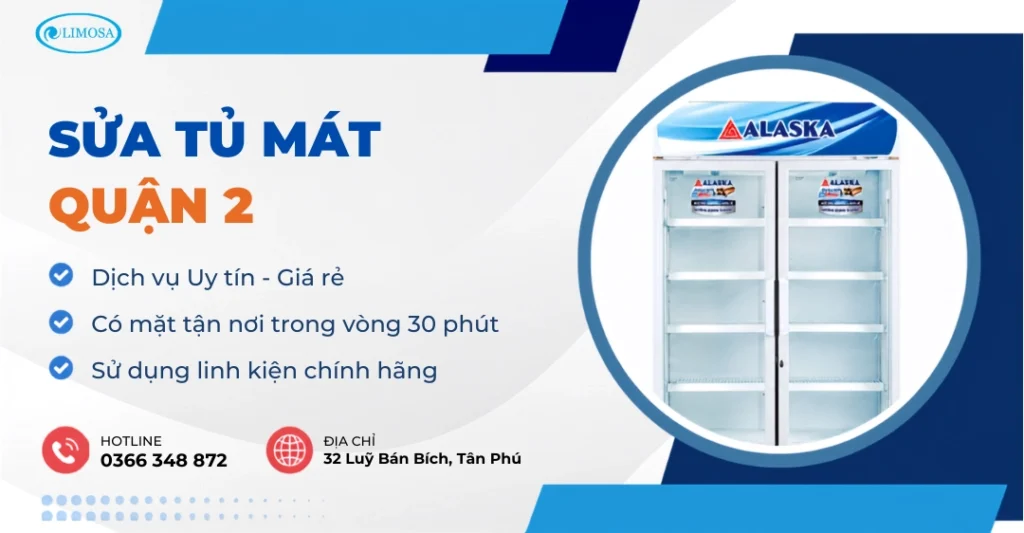 sửa tủ mát quận 2