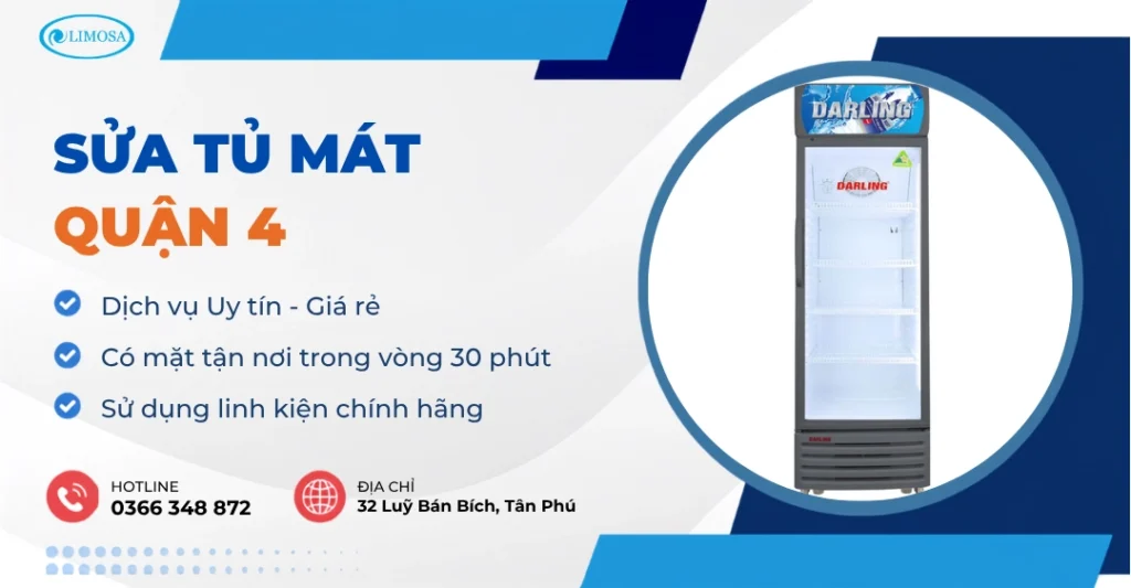 sửa tủ mát quận 4