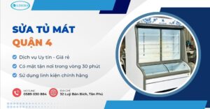 sửa tủ mát quận 4