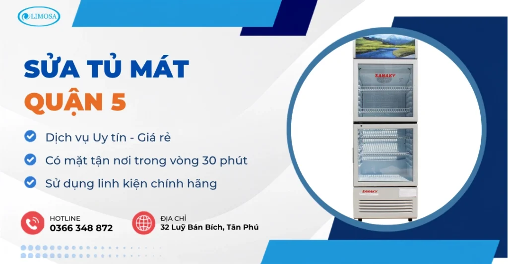 sửa tủ mát quận 5