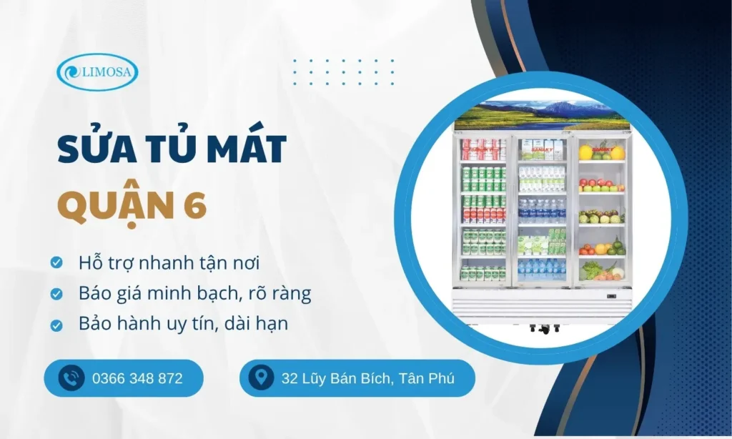 sửa tủ mát quận 6