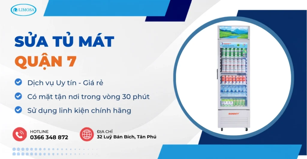 sửa tủ mát quận 7