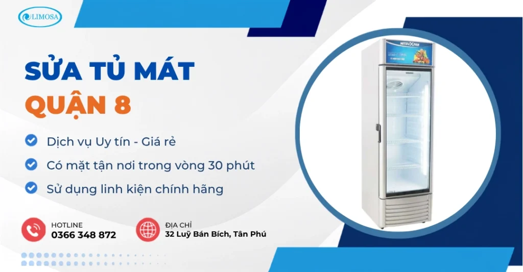sửa tủ mát quận 8