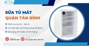 sửa tủ mát quận Tân Bình