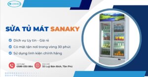 sửa tủ mát Sanaky