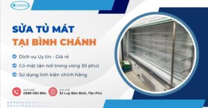 sửa tủ mát tại Bình Chánh