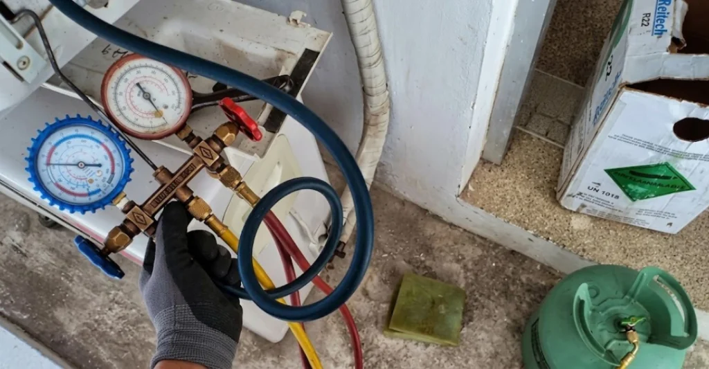 Thiếu gas lạnh hoặc bị nạp thừa