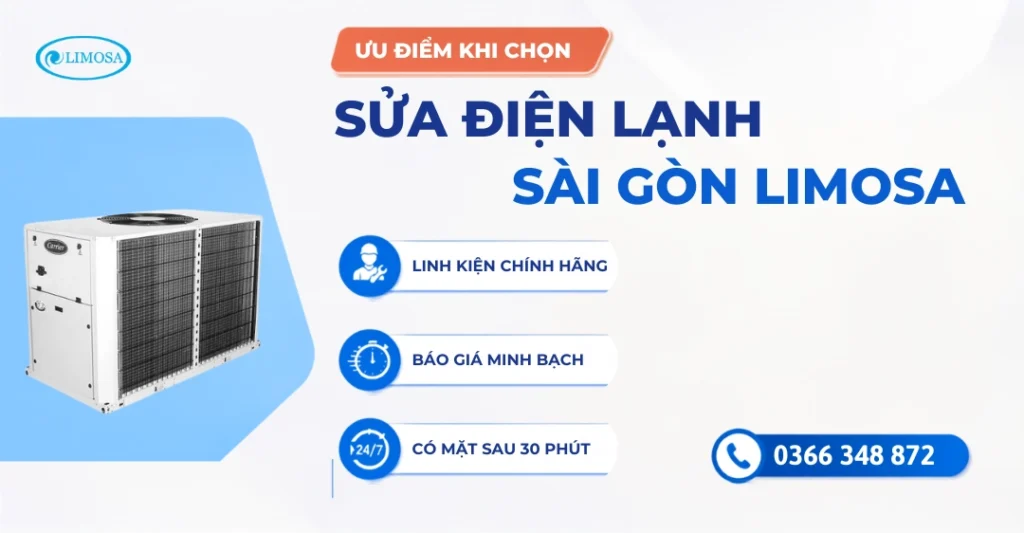 Ưu điểm khi sửa chữa điều hòa công nghiệp tại Sửa Điện Lạnh Sài Gòn Limosa