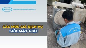các mức giá dịch vụ sửa máy giặt
