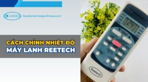 cách chỉnh nhiệt độ máy lạnh reetech