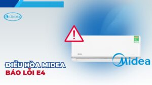 điều hòa midea báo lỗi e4​