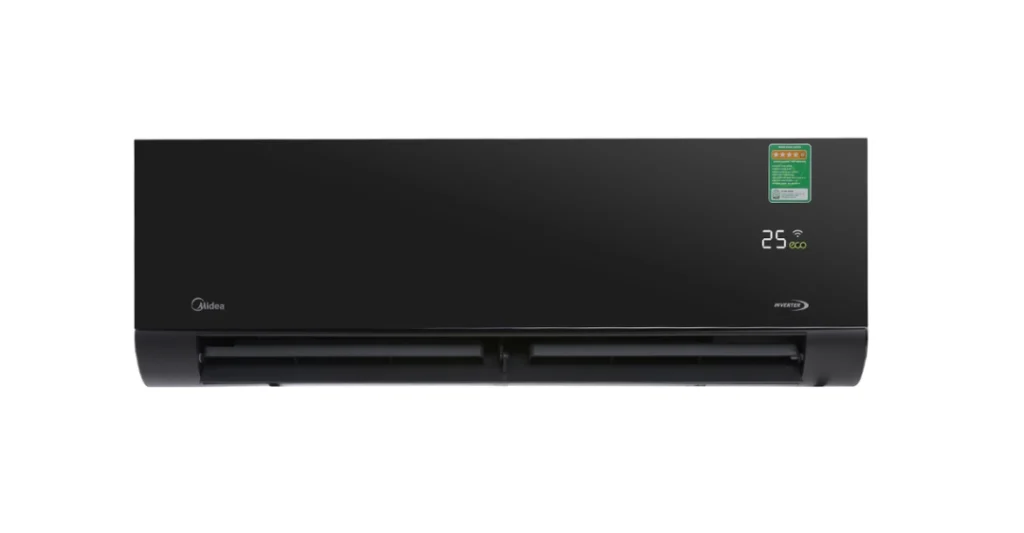 Mẫu điều hòa Midea Inverter màu đen sang trọng tiết kiệm điện